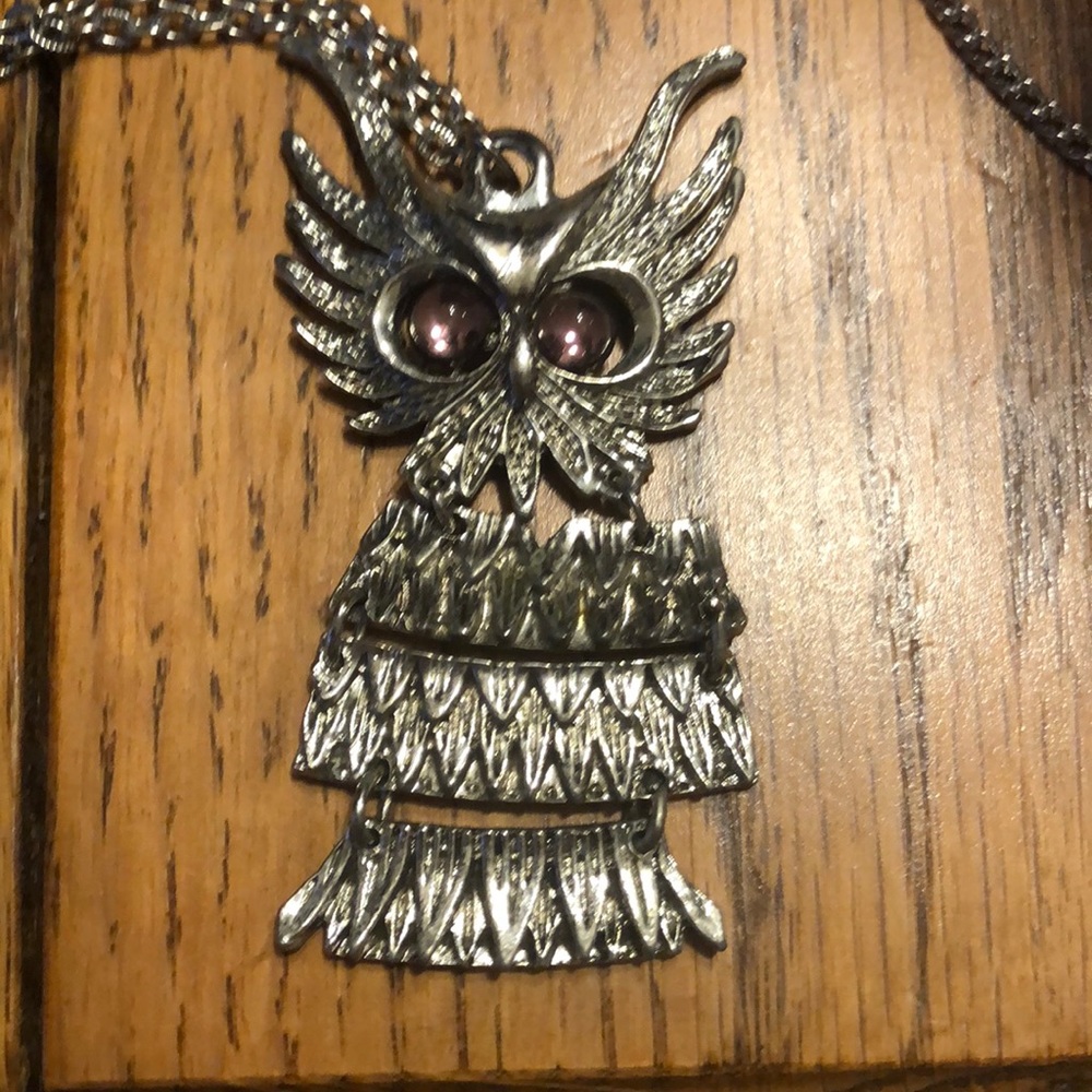 Vintage Articulated Owl